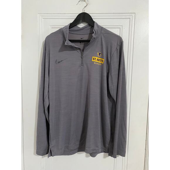 University of St. Kate's Wildcats Nike Dri-Fit 1/4-Zip Size L - Picture 1 of 5